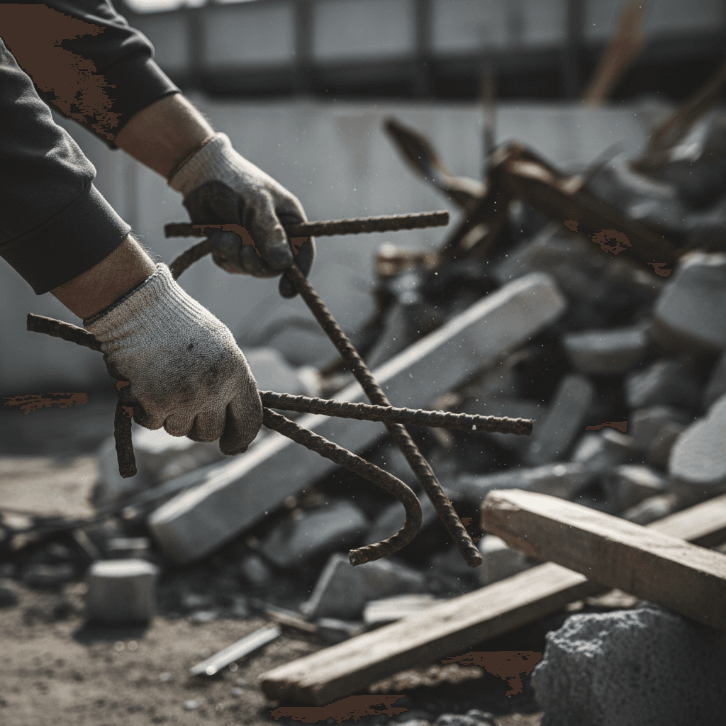 Debris removal from construction site