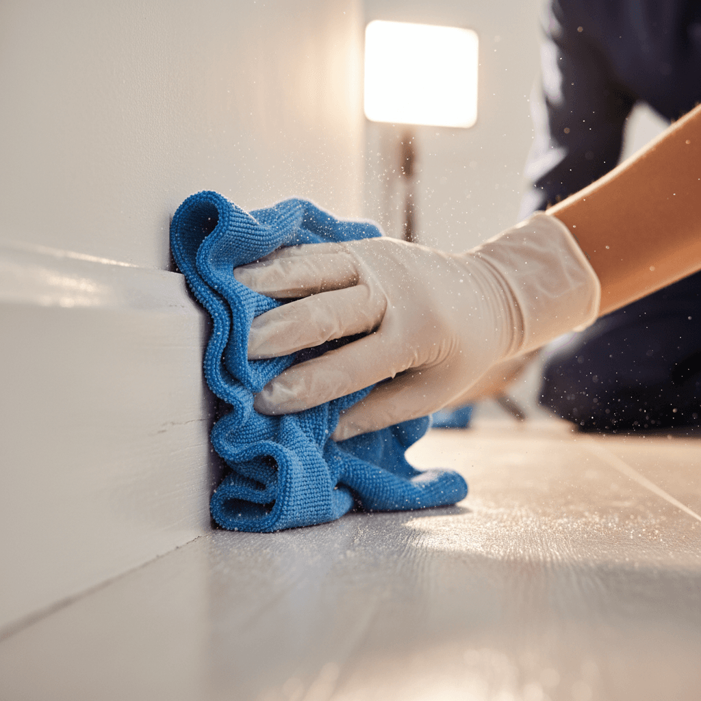 Professional post-construction dust removal